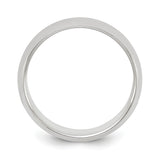 Sterling Silver Domed wedding band ring alternate angle