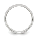 Sterling Silver Domed wedding band ring alternate angle