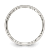 Sterling Silver Domed wedding band ring alternate angle