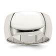 Sterling Silver Domed wedding band ring