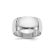 Sterling Silver Domed wedding band ring