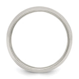 Sterling Silver Domed wedding band ring alternate angle