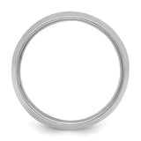 Sterling Silver Domed wedding band ring alternate angle