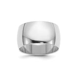 Sterling Silver Domed wedding band ring