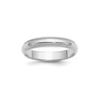Sterling Silver Milgrain, Domed wedding band ring