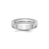 Sterling Silver Milgrain, Domed wedding band ring