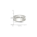 Sterling Silver Milgrain, Domed wedding band ring shown for scale