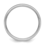Sterling Silver Milgrain, Domed wedding band ring alternate angle