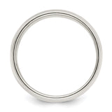 Sterling Silver Milgrain, Domed wedding band ring alternate angle