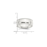 Sterling Silver Milgrain, Domed wedding band ring shown for scale