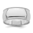 Sterling Silver Milgrain, Domed wedding band ring