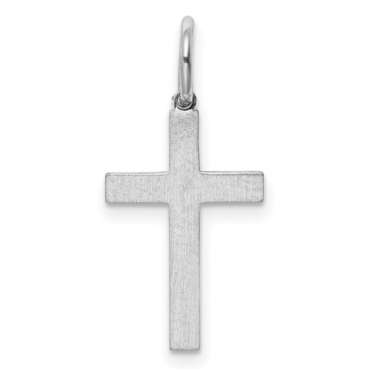 Laser Designed Cross Charm Pendant in Real 925 Sterling Silver