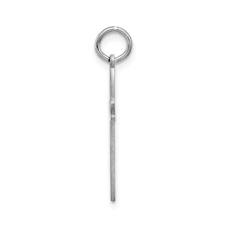 Sterling Silver Cross Pendant with Open Heart Design, Latin Religious Symbol for Men and Women