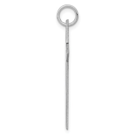 Sterling Silver Cross Pendant with Cutout Design and Angular Geometric Style