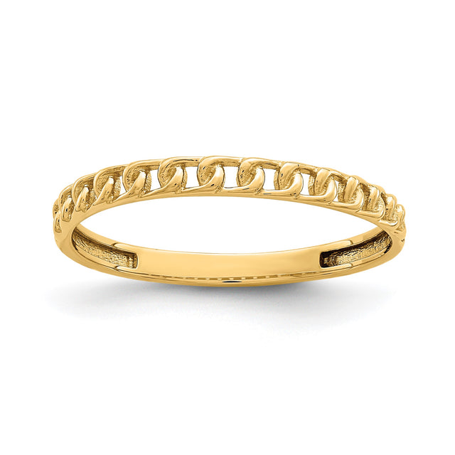 14k Yellow Gold wedding band ring