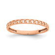 14k Rose Gold wedding band ring