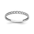 14k White Gold wedding band ring