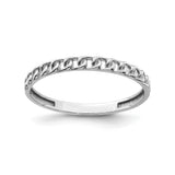 14k White Gold wedding band ring