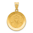 14k Yellow Gold Communion Pendant with Chalice, IHS Symbol and Rays Religious Medal