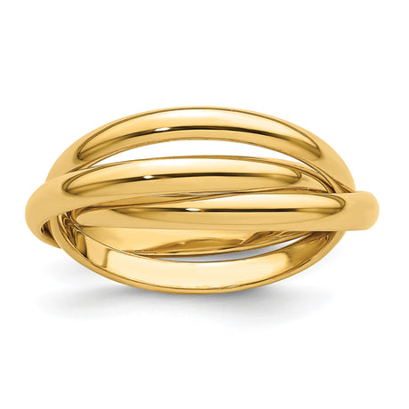14k Yellow Gold wedding band ring