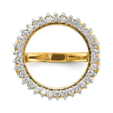 13 mm 14k Yellow Gold coin bezel for 13 mm Coin — additional image