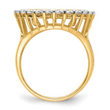 13 mm 14k Yellow Gold coin bezel for 13 mm Coin — alternate view
