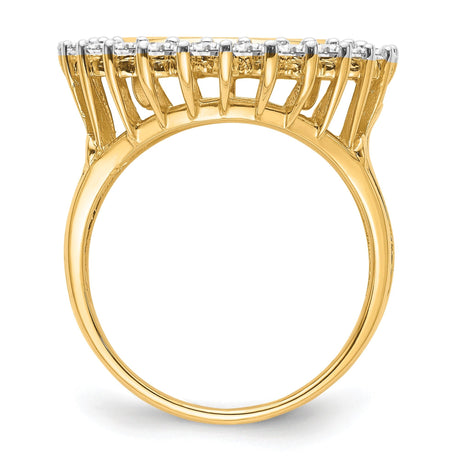 13 mm 14k Yellow Gold coin bezel for 13 mm Coin — alternate view