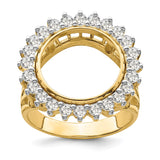 13 mm 14k Yellow Gold coin bezel for 13 mm Coin — additional image