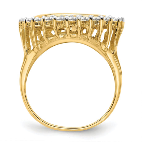 14 mm 14k Yellow Gold coin bezel for 14 mm Coin — alternate view
