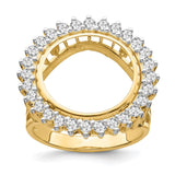 15 mm 14k Yellow Gold coin bezel for 15 mm Coin — additional image