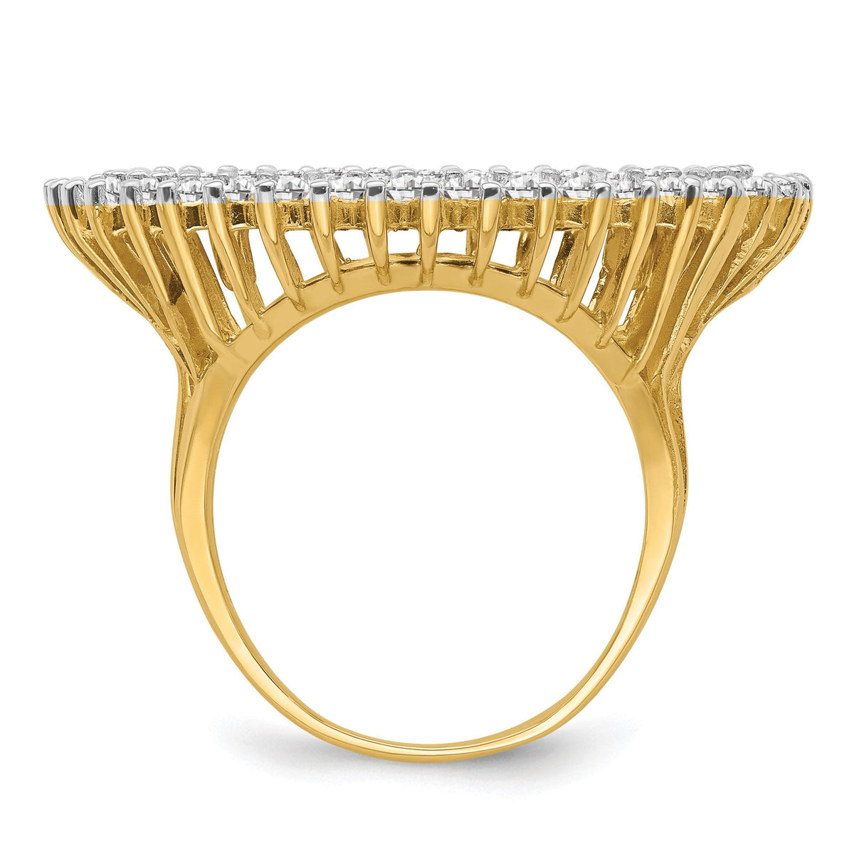 22 mm 14k Yellow Gold coin bezel for 21.6 mm Coin — alternate view
