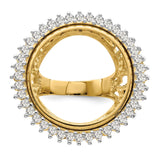 22 mm 14k Yellow Gold coin bezel for 21.6 mm Coin — additional image