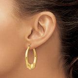 14k Yellow Gold Hoop Earrings with Ram Head, Aries Zodiac Animal Motif for Women