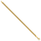 14K Yellow Gold 4.3 mm Polished Chain Bracelet