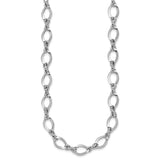 14K White Gold 8.3 mm Polished Chain Necklace