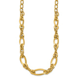 14K Yellow Gold 6.4 mm Polished Chain Necklace