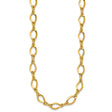 14K Yellow Gold 13.5 mm Polished Chain Necklace