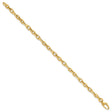 14K Yellow Gold 5.22 mm Polished Chain Bracelet