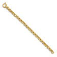 14K Yellow Gold 7.63 mm Polished Chain Bracelet