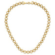 14K Yellow Gold 9.46 mm Polished Chain Necklace