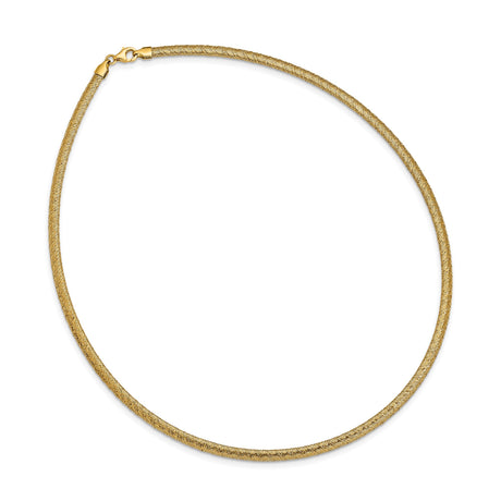 14K Yellow Gold 4.15 mm Polished Chain Necklace