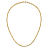 14K Yellow Gold 4.15 mm Polished Chain Necklace alternate angle