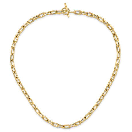 14K Yellow Gold 5 mm Lightweight Chain Necklace, Polished