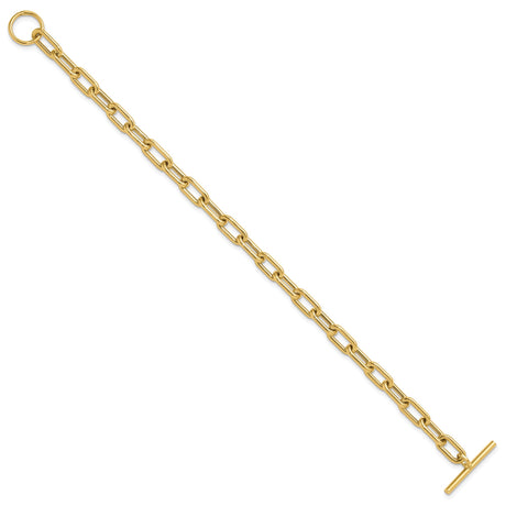 14K Yellow Gold 5 mm Lightweight Chain Bracelet, Polished