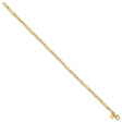 14K Yellow Gold 2.9 mm Paperclip Chain Bracelet, Polished