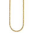 14K Yellow Gold 3.7 mm Paperclip Chain Necklace, Polished