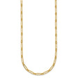 14K Yellow Gold 3.75 mm Paperclip Chain Necklace, Polished