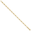 14K Yellow Gold 3.75 mm Paperclip Chain Bracelet, Polished