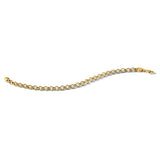 14K Yellow Gold 5 mm Polished Chain Bracelet detail view