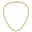 14K Yellow Gold 4.5 mm Polished Chain Necklace